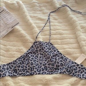 Purple Leopard Crop Top
